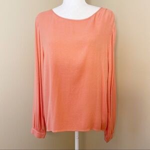 Cloth & Stone Button V Back NWOT Top - Large